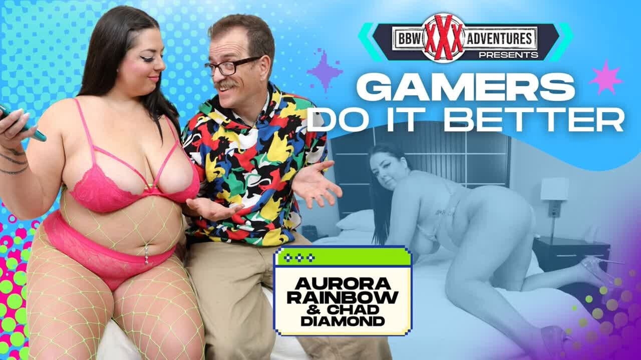 BBWXXX Aurora Rainbow Spreads Legs Gamer