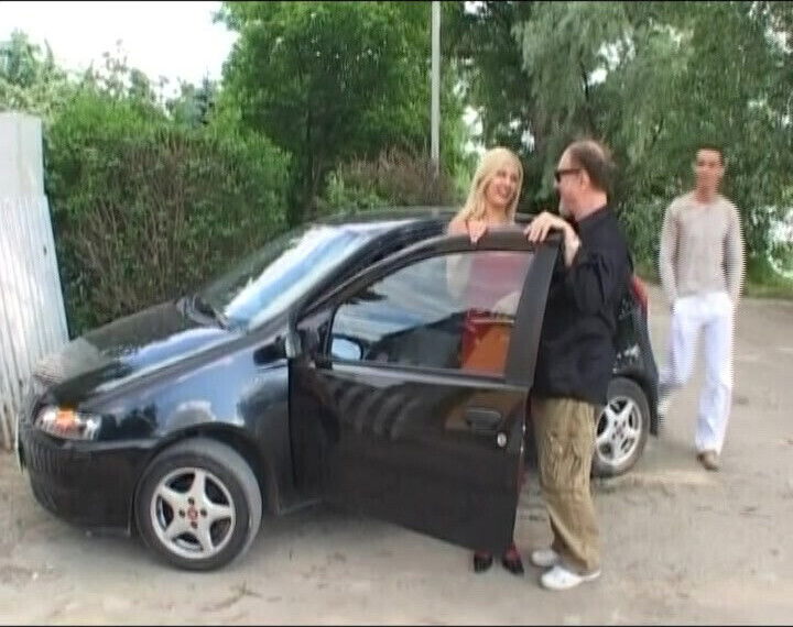 Sexy German blonde lingerie rides dick like