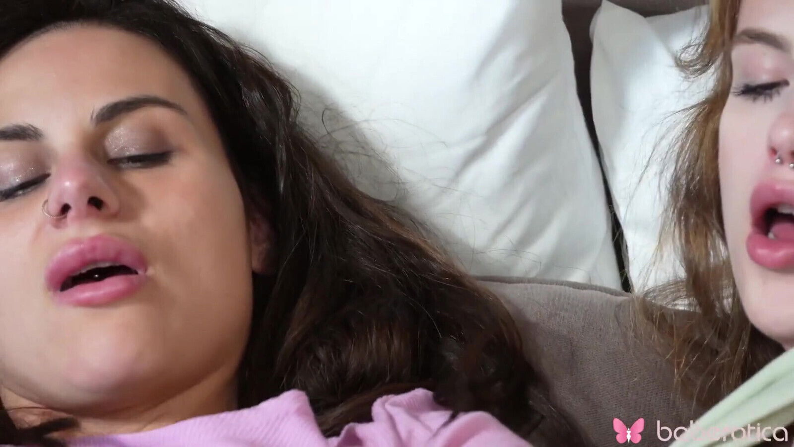 Gorgeous nubile hotties Sonya Blake Seal have lesbian first time