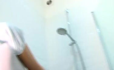 Clare richards wet naked in the shower on studio