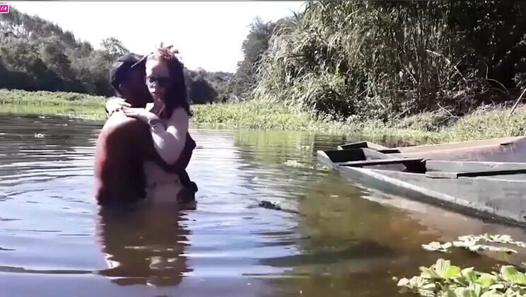 Blonde Teen Stepdaughter Takes Bath Panties Fishing Trip Turns Wild