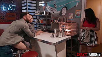 Cute brunette teen Jordan served perfect dinner dick boyfriend