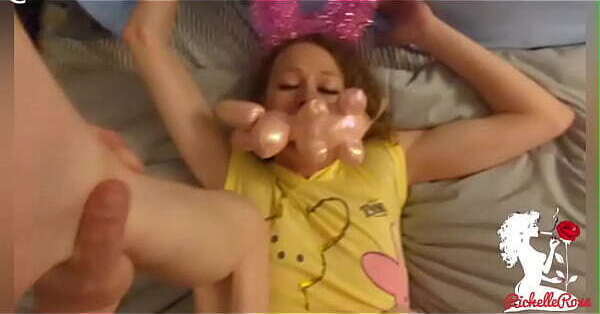 Amateur Skinny Blonde MILF Easter Bunny Gagged &amp_ Fucked Part Richelle Rose