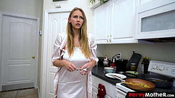 PervyMother Step-Mom Wears Plug Morning