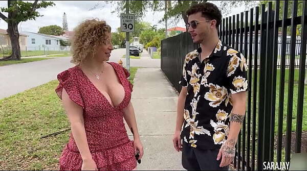 Cougar Sara Gets Creampied! Apollo Banks Fucks Mature Hole!