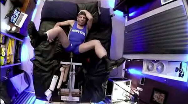 Nasty Dildo Machine Fucked