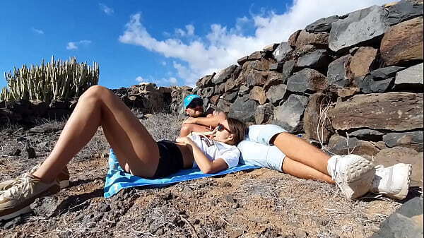 Risky Vacation with Brnette Teen Amateur Grey