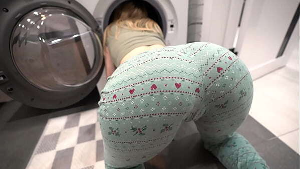 step fucked step sister while inside washing machine creampie
