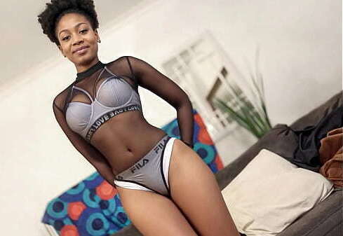 Thick Ebony Model Banged Rough White Producer Amateur Photoshoot