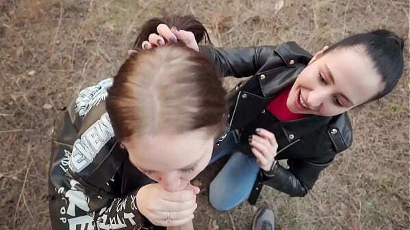 chicks films each other with take huge facial reward