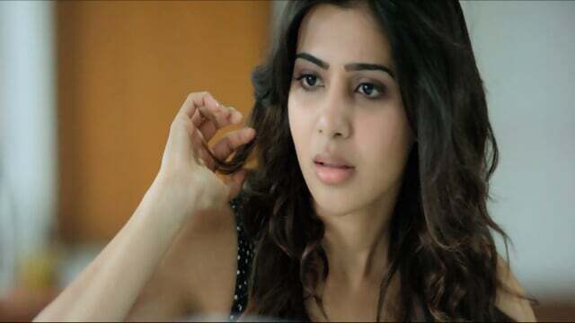 Samantha liplock boobs cleavage