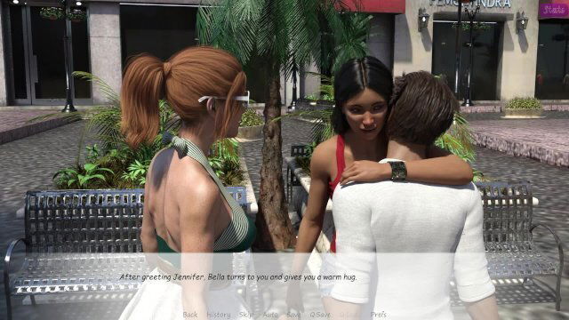 stepbrother wife Bella teasing John fitting room-highlight