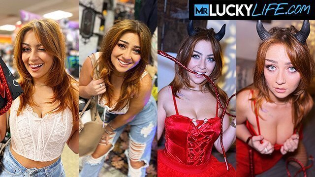 Titted Kira Lives Devilish Halloween Costume