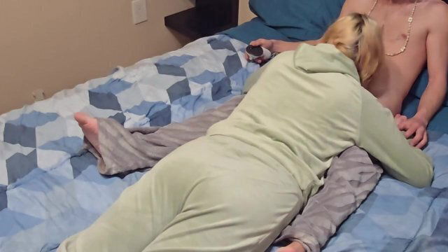 Step Sister Caught Horny Step Masturbating... Offers Help!