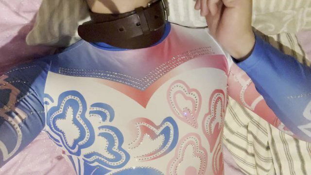 Tied Belt Gymnastics Leotard