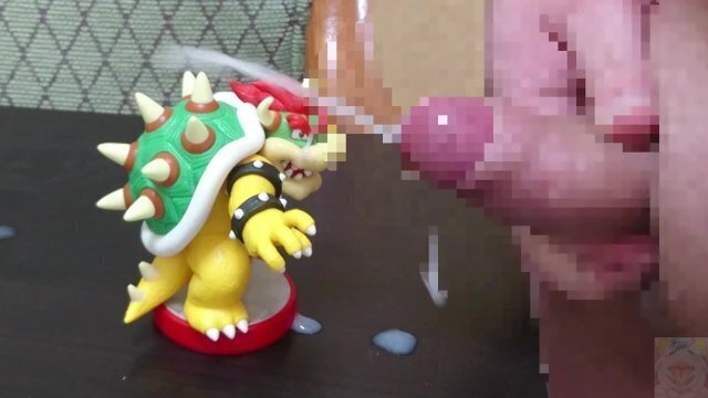 Bowser figure Bukkake