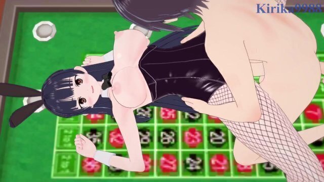Yamada (Bunny Girl) have intense casino. Dangers Heart Hentai