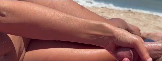 milf Sneaky side public beach