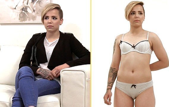 year Lesbian teen first Casting FAKE AGENT