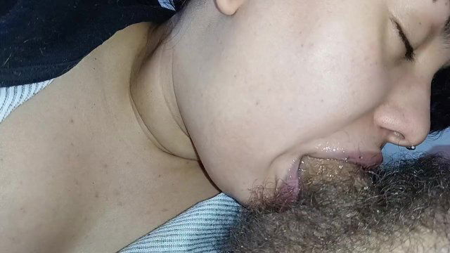 woke horny from having hard inside thirsty mouth, swallowing until