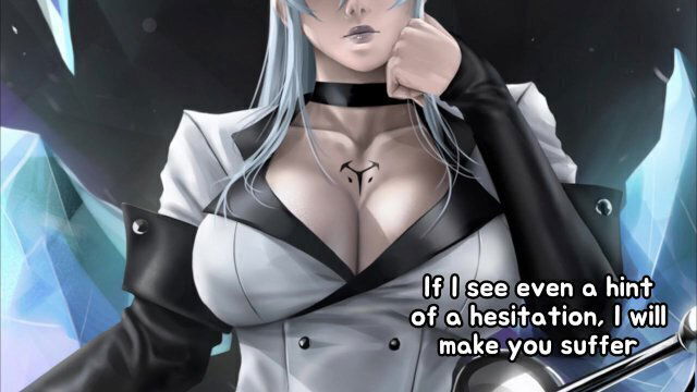 Esdeath trains cumslut (JOI)