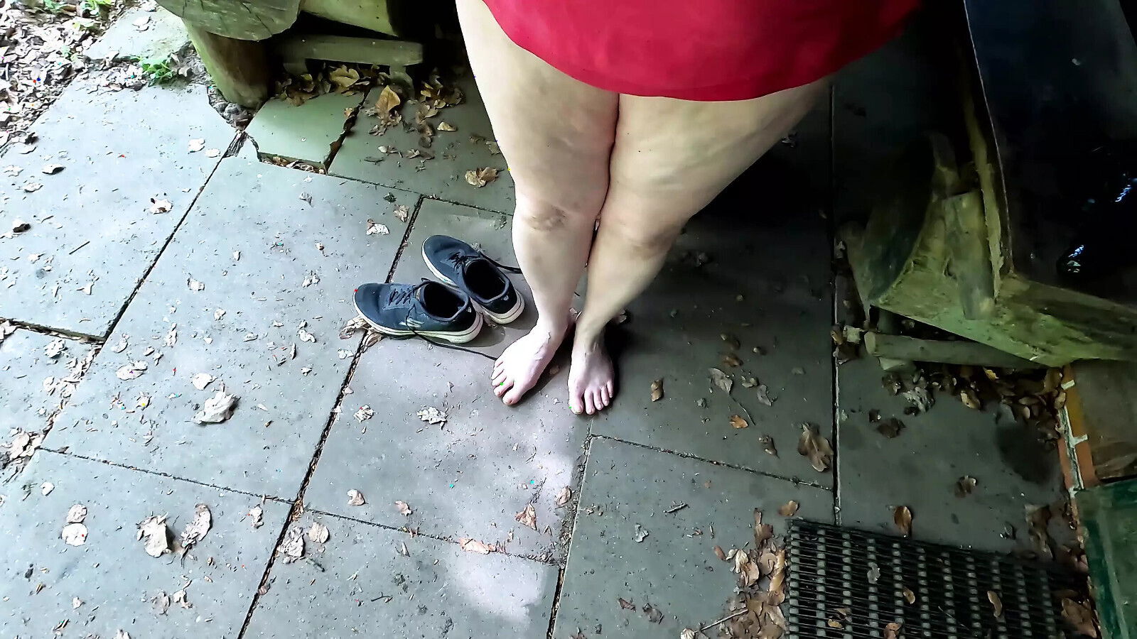 Beating breasts whipping labia picnic