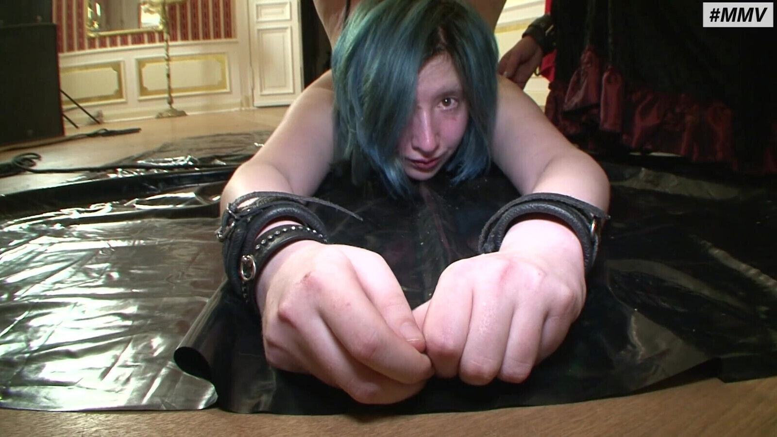 German BDSM sluts hard whipe