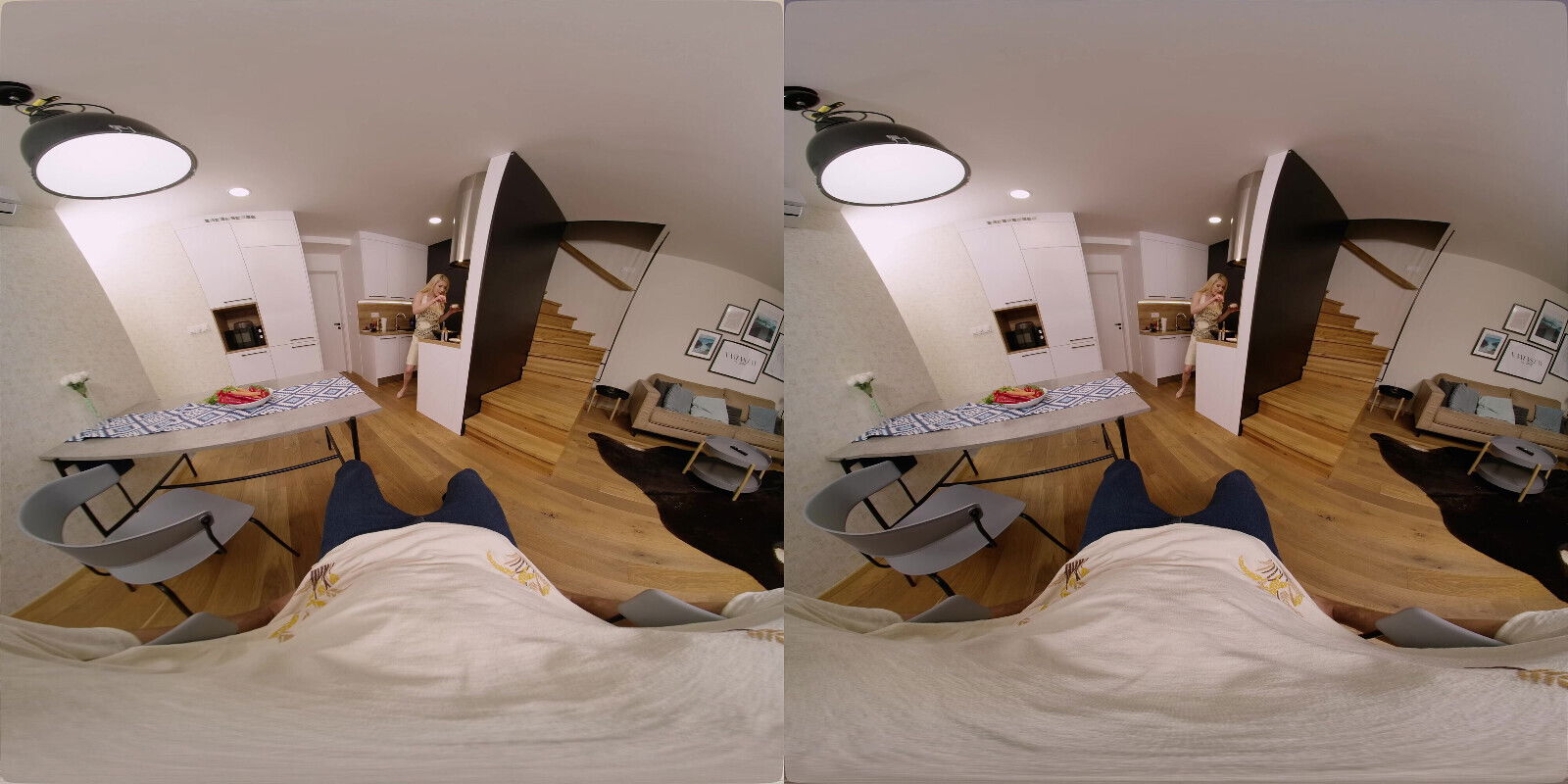 Surprise While Making Dinner Virtual Real Porn