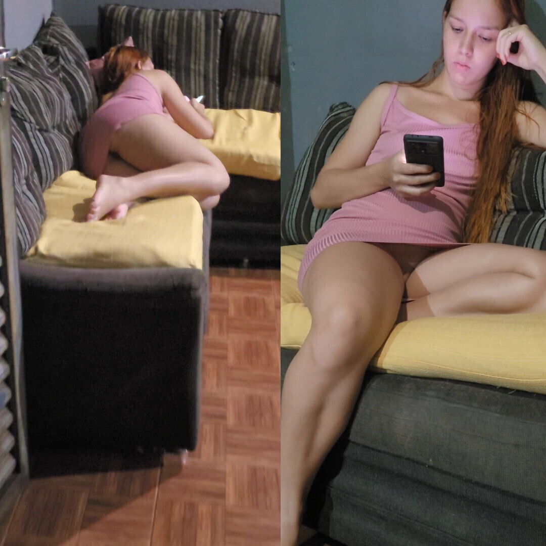 under stepsister's skirt