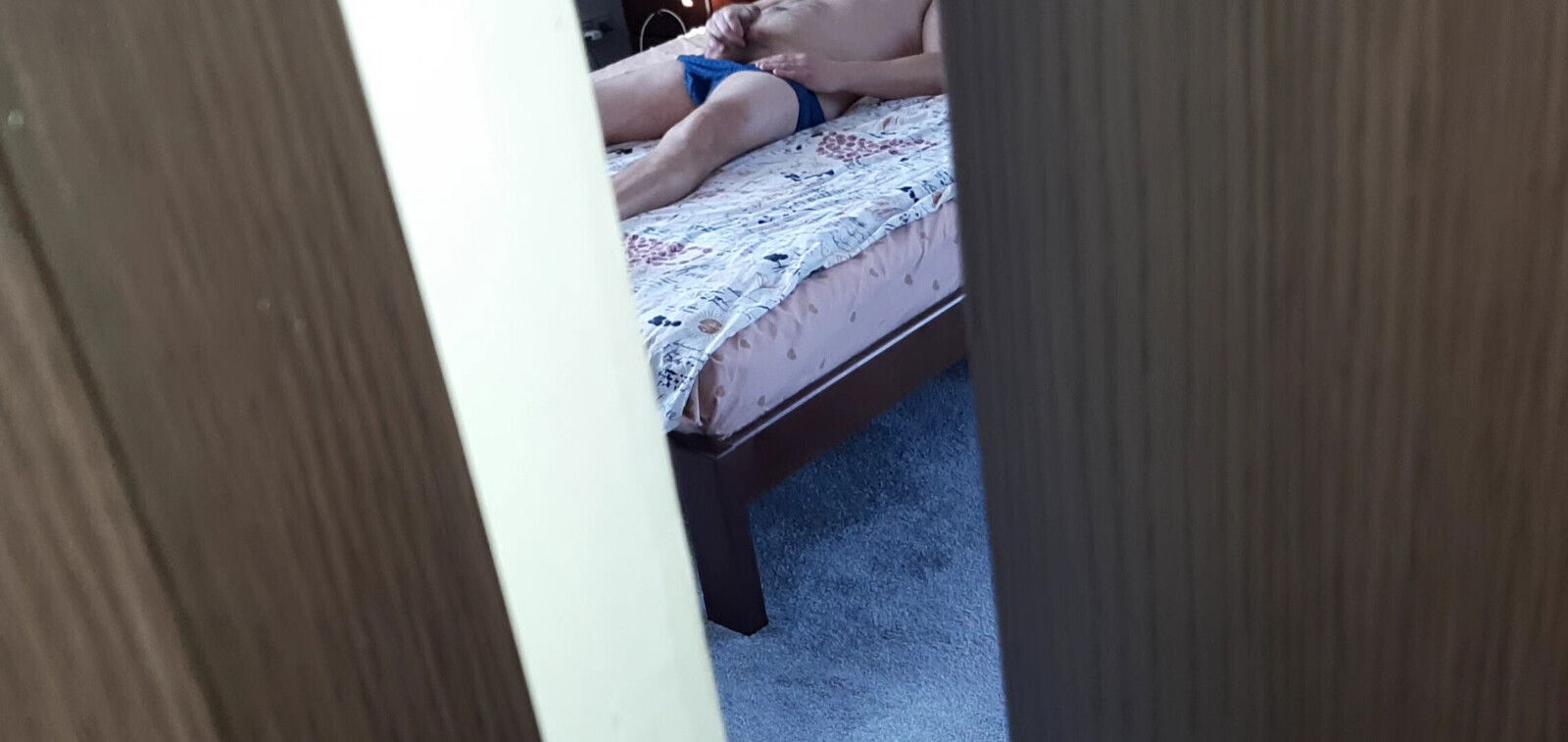 stepmom caught jerking decided help