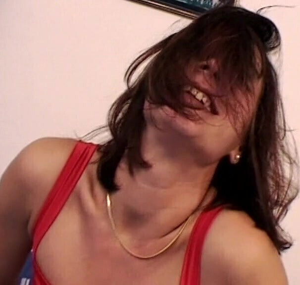 Beautiful French MILF tries nylons solo action