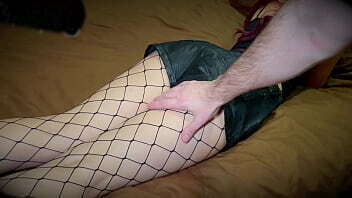 Horny College Girl Fishnet Rough Fucked