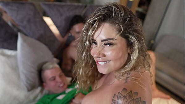 husband fucks pussy hard after lover creampied front Sara Blonde