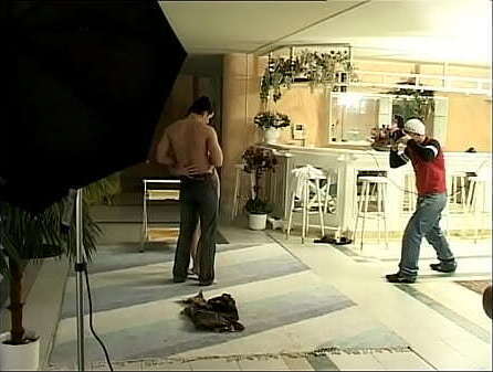 Perfect body photoshooting good fuck with male model photographer