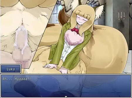 (Monster Girl Quest: Paradox) Feral Kitsune Scene