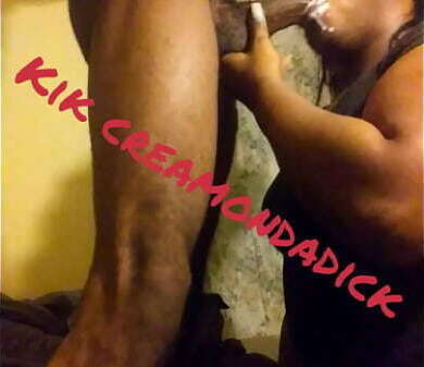 Slobbing westside huge dick facial