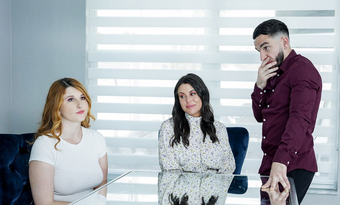 Bess Breast Abby Somers take turns getting their holes drilled