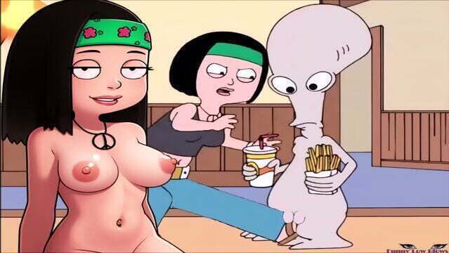 Hayley ALIEN BALLBUSTING American ballbust ANIME balls