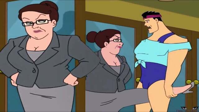 SuperNanny BALLBUSTING SuperMan, HERO kicked balls femdom mature mistress