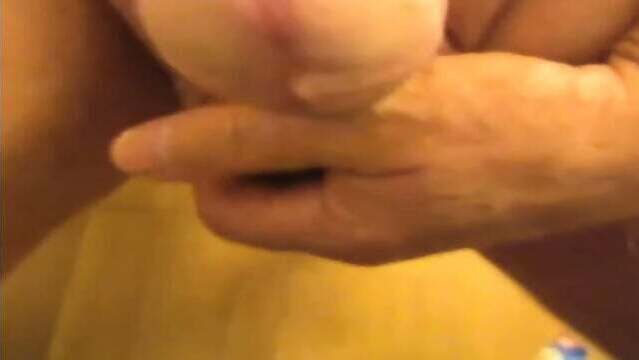 Smooth Grandpa Strokes Uncut
