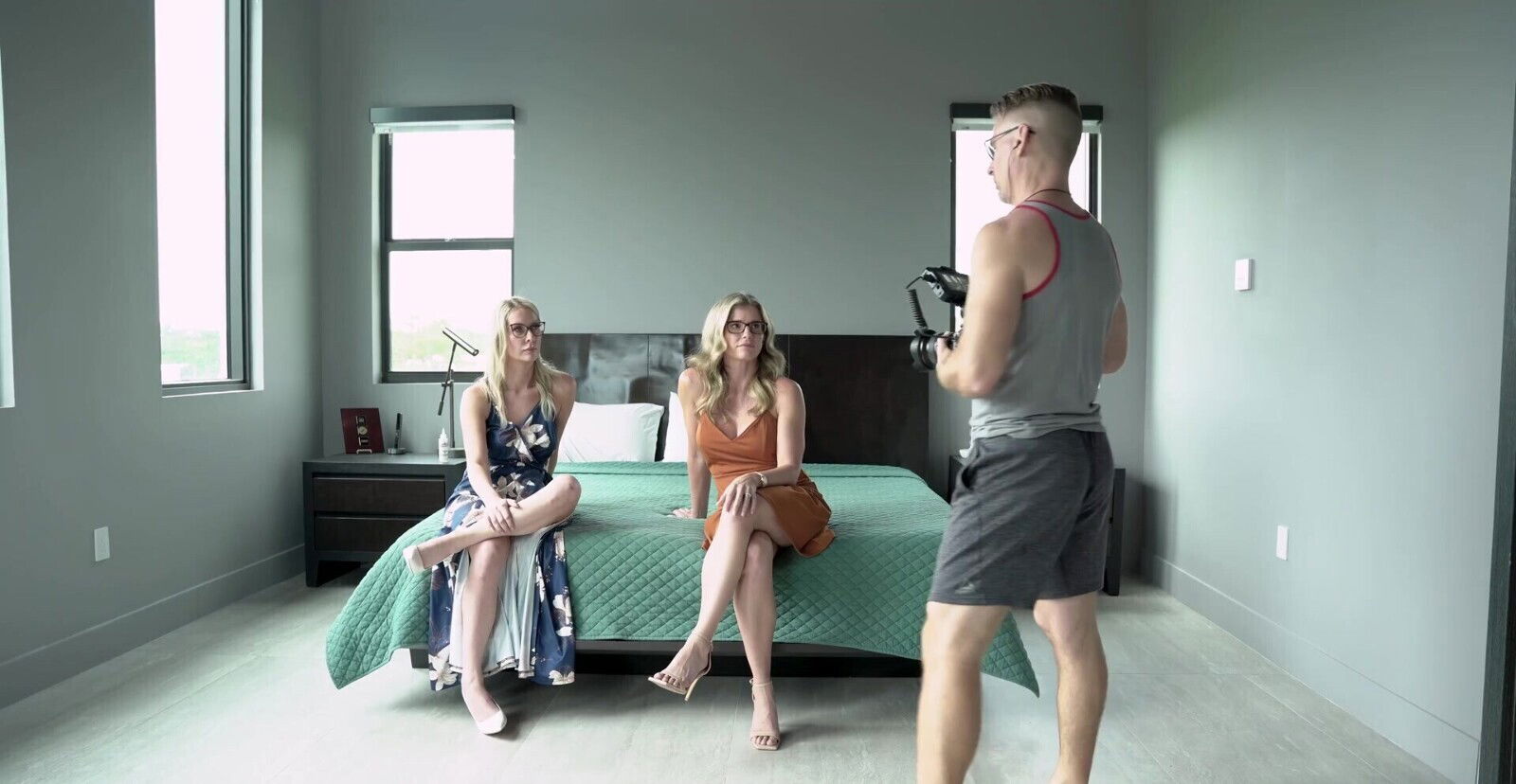 threesome with gorgeous Cory Chase Sydney Paige