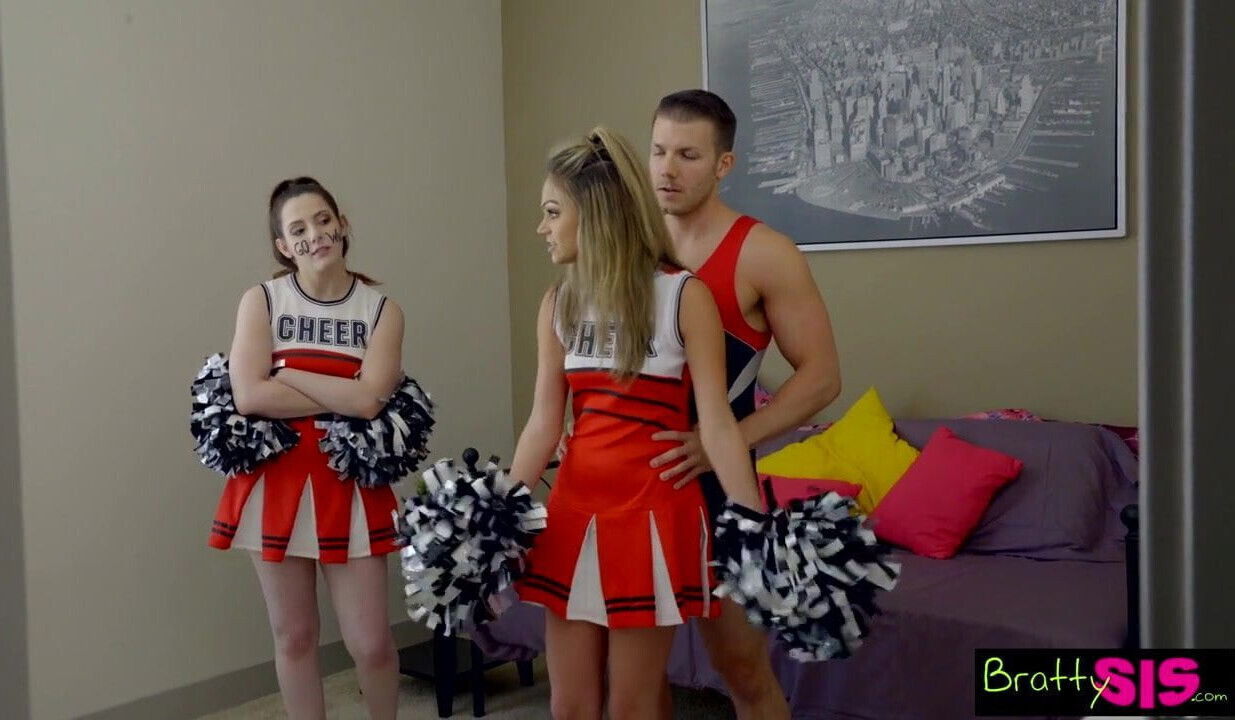 Bratty Catches StepBro Creaming Sisters Pussy!