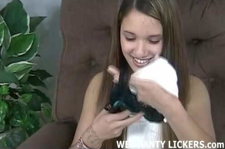 Rubbing panties against pussy feels good