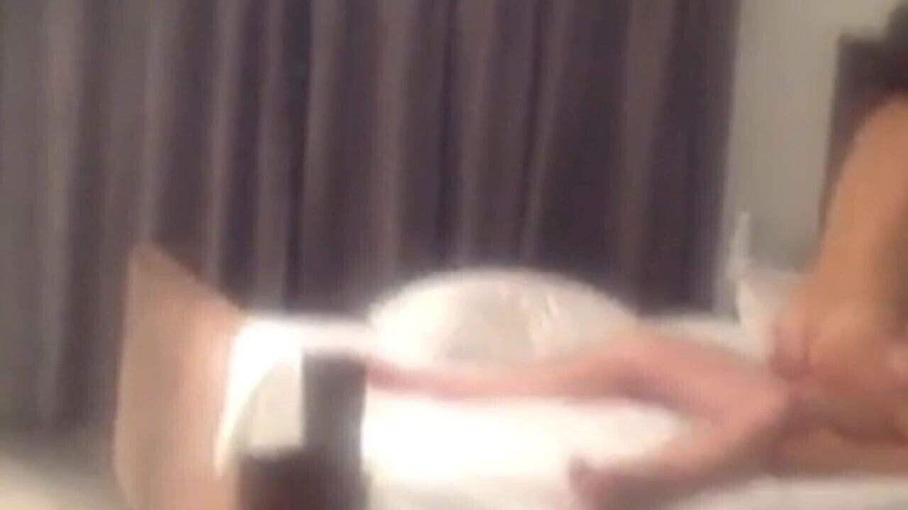 Asian girl moaning with pleasure