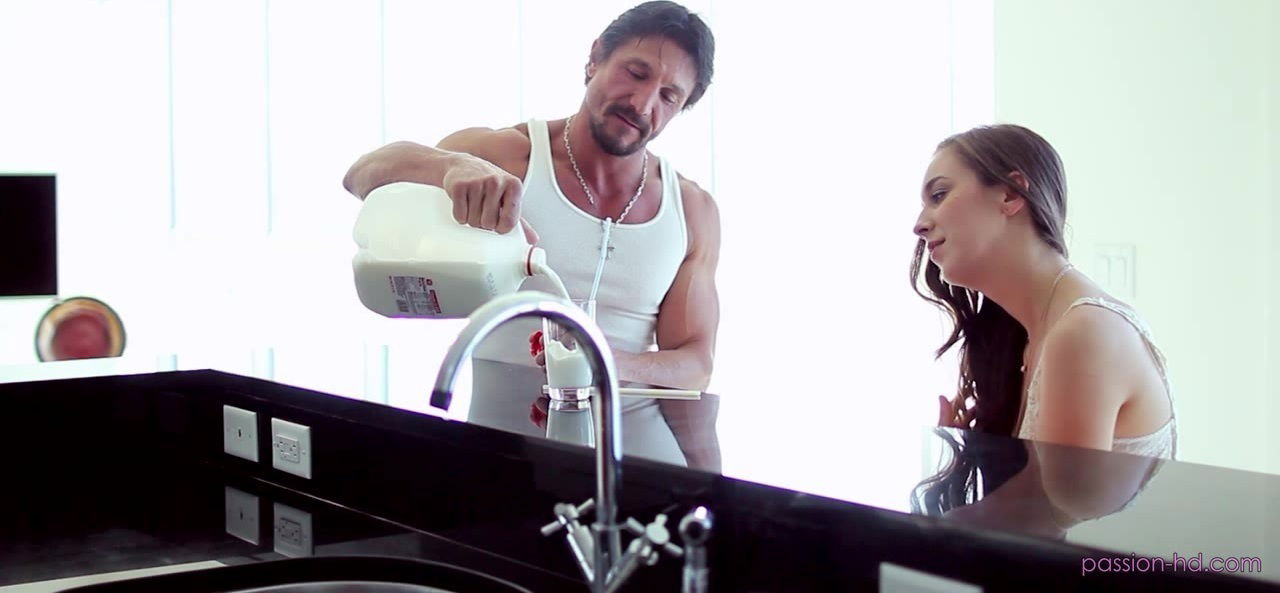 Brunette eye candy Layla Adams having her twat dicked mercilessly