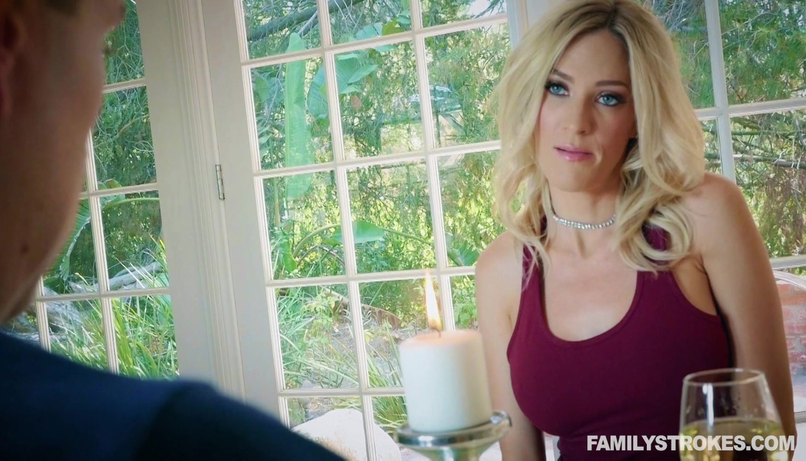 Blake Morgan lets a guy penetrate her tight pussy hole