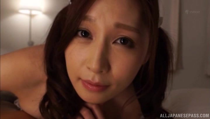 Dick craving Sasaki Aki bends over for an erected dong