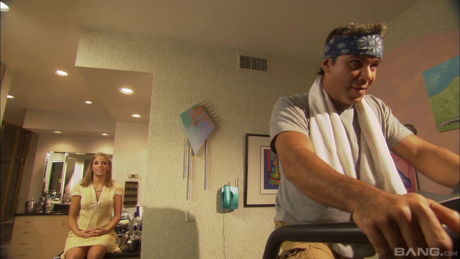 Dominica Leoni wears nice lingerie seduce horny lover