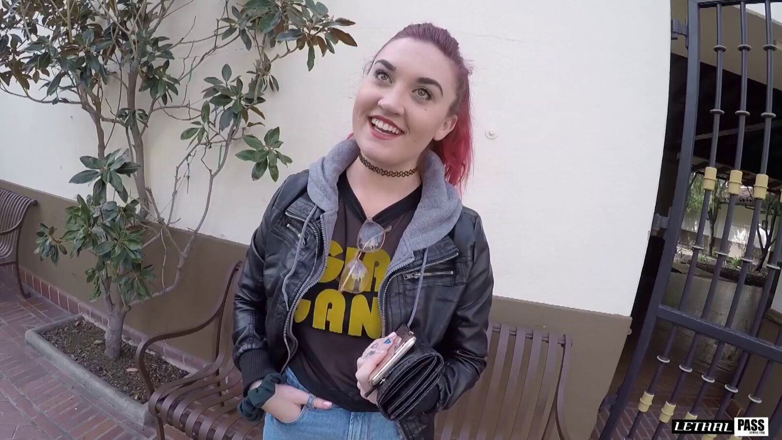 Redhead Monroe banged creamed lover Jerry