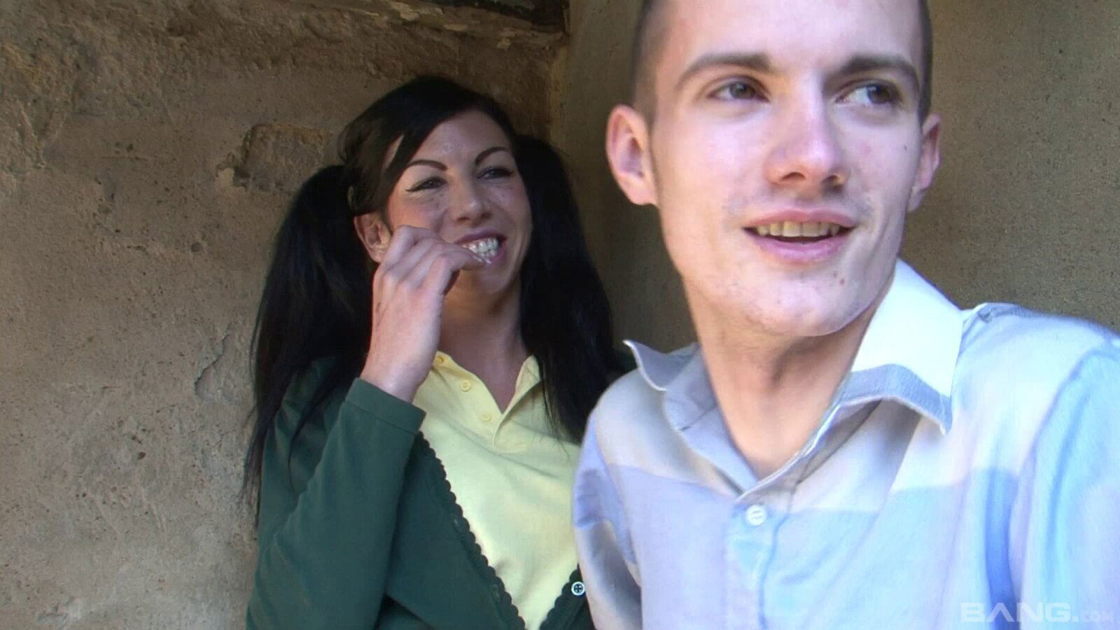 Naughty playgirl Gina Jameson blows and rides on a fat schlong